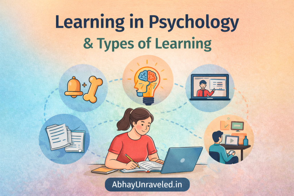 Learning in psychology