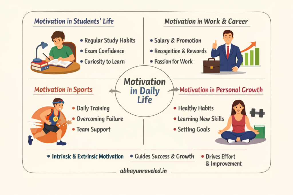 Motivation in Psychology in Daily Life