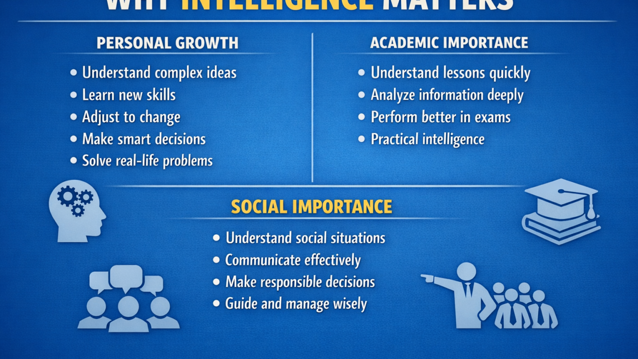 Why Intelligence Matters