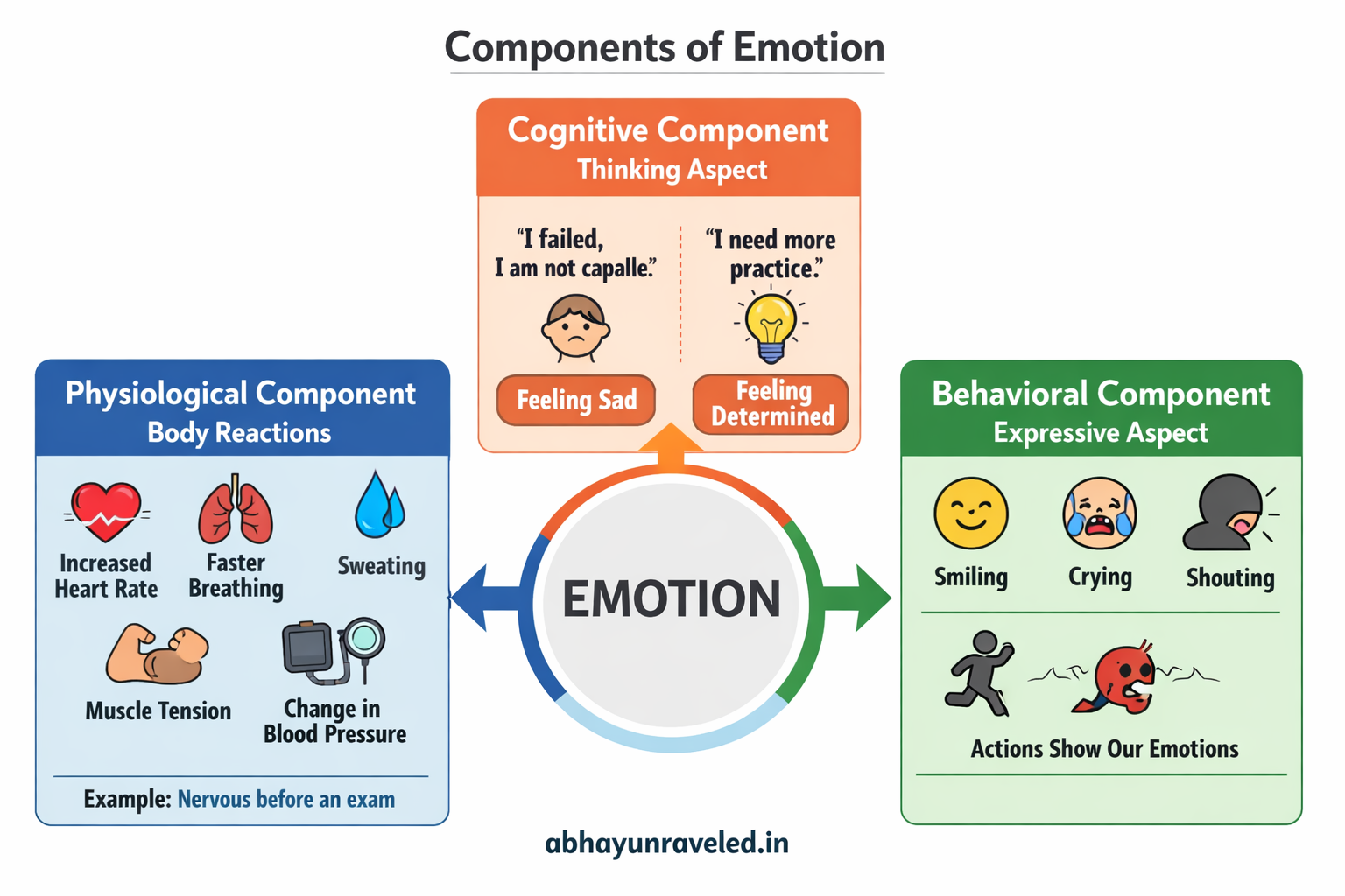 Components of Emotion in Psychology