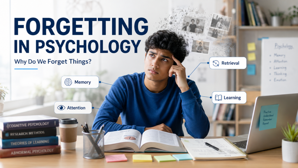 Forgetting in Psychology : Meaning, Types, Causes & Examples