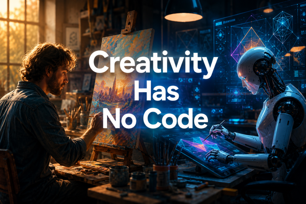 Artificial Intelligence and Human Intelligence creativity comparison