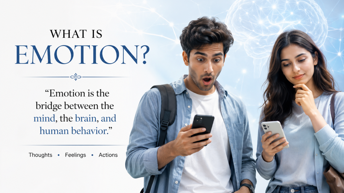 What is emotion in psychology with real-life emotional response