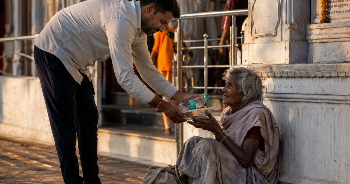 Religion inspiring humanity through kindness